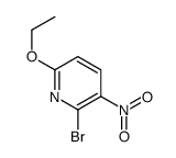 2-bromo-6-ethoxy-3-nitropyridine Structure