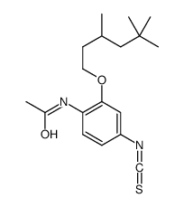 N-[4-isothiocyanato-2-(3,5,5-trimethylhexoxy)phenyl]acetamide Structure