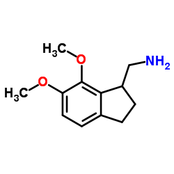 1-(6,7-Dimethoxy-2,3-dihydro-1H-inden-1-yl)methanamine Structure