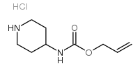 哌啶-4-基-氨基甲酸烯丙基酯盐酸盐结构式