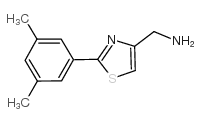 C-[2-(3,5-DIMETHYL-PHENYL)-THIAZOL-4-YL]-METHYLAMINE Structure