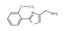 C-[2-(2-METHOXY-PHENYL)-THIAZOL-4-YL]-METHYLAMINE structure