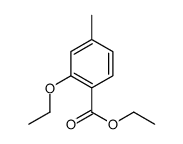 2-乙氧基-4-甲基苯甲酸乙酯结构式