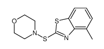 4-[(4-methyl-1,3-benzothiazol-2-yl)sulfanyl]morpholine Structure