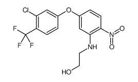 2-[5-[3-chloro-4-(trifluoromethyl)phenoxy]-2-nitroanilino]ethanol Structure