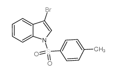 3-溴-N-(对甲苯磺酰基)吲哚图片