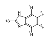 2-巯基苯并咪唑-D4结构式