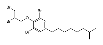 1,3-dibromo-2-(2,3-dibromopropoxy)-5-isononylbenzene Structure