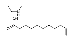 undec-10-enoic acid, compound with diethylamine (1:1) Structure