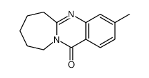3-methyl-7,8,9,10-tetrahydro-6H-azepino[2,1-b]quinazolin-12-one结构式