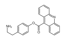 [4-(2-aminoethyl)phenyl] acridine-9-carboxylate Structure