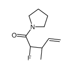 (2R,3R)-2-fluoro-3-methyl-1-pyrrolidin-1-ylpent-4-en-1-one Structure