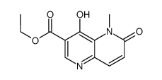 ethyl 4-hydroxy-5-methyl-6-oxo-5,6-dihydro-1,5-naphthyridine-3-carboxylate Structure