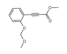methyl 3-[2-(methoxymethoxy)phenyl]propiolate Structure