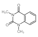 2,4(1H,3H)-Quinazolinedione,1,3-dimethyl- Structure
