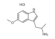 α,O-二甲基5-羟色胺盐酸盐结构式