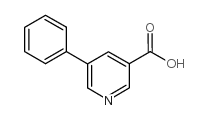 3-Pyridinecarboxylicacid, 5-phenyl- Structure