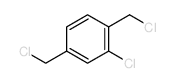 Benzene,2-chloro-1,4-bis(chloromethyl)- Structure