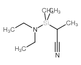1-CYANOETHYL(DIETHYLAMINO)DIMETHYLSILANE结构式