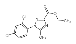 ethyl 1-(2,4-dichlorophenyl)-5-methyl-1,2,4-triazole-3-carboxylate Structure