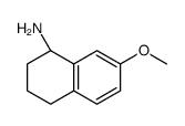 (1R)-7-甲氧基-1,2,3,4-四氢萘-1-基)胺结构式