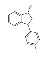 1-chloro-4-(4-flurophenyl)indan Structure