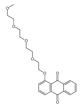 1-[2-[2-[2-(2-methoxyethoxy)ethoxy]ethoxy]ethoxy]anthracene-9,10-dione Structure