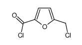 2-Furancarbonyl chloride, 5-(chloromethyl)- (9CI)结构式