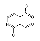 2-chloro-4-nitropyridine-3-carbaldehyde Structure