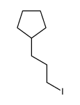 3-iodopropylcyclopentane结构式