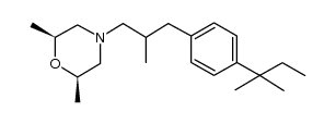 盐酸阿莫洛芬结构式
