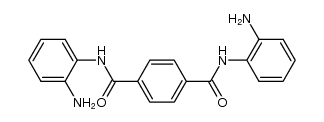 N,N'-di(o-aminophenyl)terephthalamide Structure