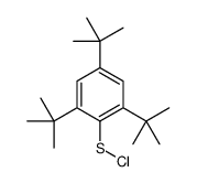 (2,4,6-tritert-butylphenyl) thiohypochlorite Structure