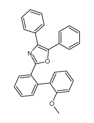 2-(2'-methoxy-[1,1'-biphenyl]-2-yl)-4,5-diphenyloxazole Structure