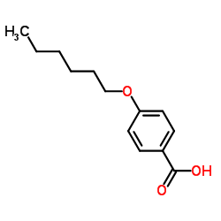 p-Hexyloxybenzoic Acid Structure