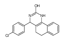 4-(4-chlorophenyl)-3,4,5,6-tetrahydro-1H-benzo[h]quinazolin-2-one结构式