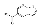 噻吩并[2,3-b]吡啶-5-羧酸结构式