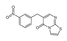 6-(3-硝基苄基)-5H-噻唑并[3,2-a]嘧啶-5-酮结构式
