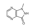 1H-Pyrazolo[3,4-b]pyrazin-3-ol,1-methyl- (6CI)结构式