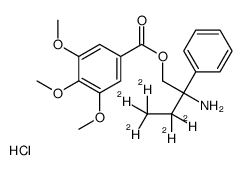 N,N-Didesmethyl Trimebutine-d5 Hydrochloride Structure