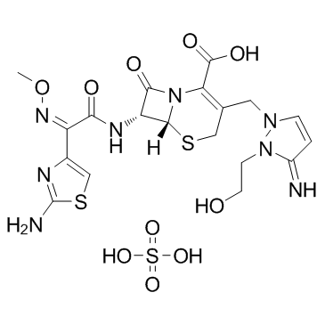 硫酸头孢噻利结构式