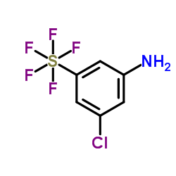 3-Chloro-5-(pentafluorothio)aniline Structure