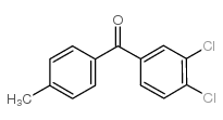 (3,4-dichlorophenyl)-(4-methylphenyl)methanone结构式