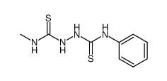 1-methyl-6-phenyl-2,5-dithiobiurea结构式