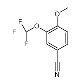 4-methoxy-3-(trifluoromethoxy)benzonitrile Structure