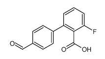 2-fluoro-6-(4-formylphenyl)benzoic acid Structure