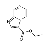 IMidazo [1,2-B] pyrazin-3-carboxylic acid ethyl ester Structure