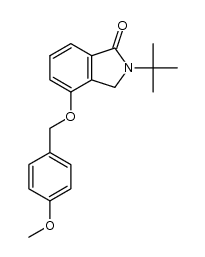 2-(tert-butyl)-4-((4-methoxybenzyl)oxy)isoindolin-1-one结构式