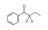 butyro-2,2-d2-phenone结构式