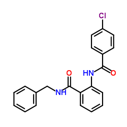 N-Benzyl-2-[(4-chlorobenzoyl)amino]benzamide Structure